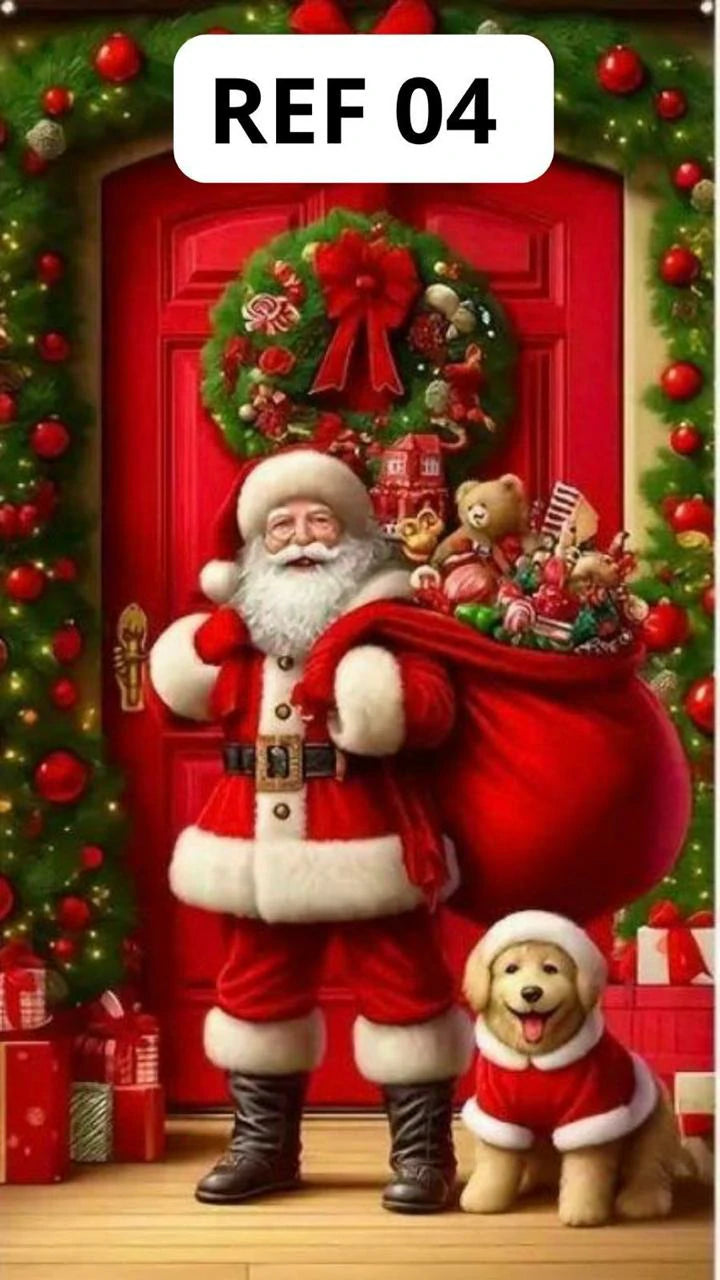 FORROS NAVIDEÑOS PARA PUERTAS 🎄✨