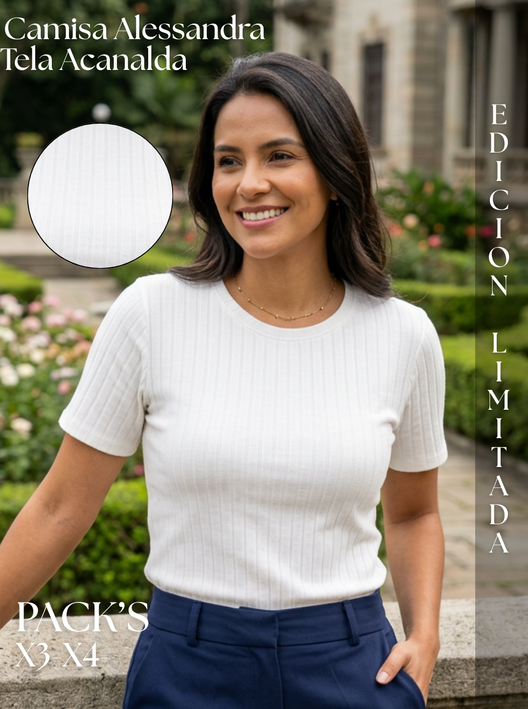 PACK'S de Camisetas Alessandra + Collar GRATIS