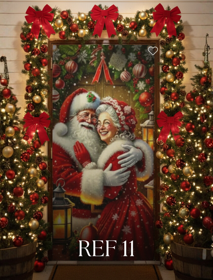 FORROS NAVIDEÑOS PARA TODO TIPO DE PUERTAS 🎄🎅🏼