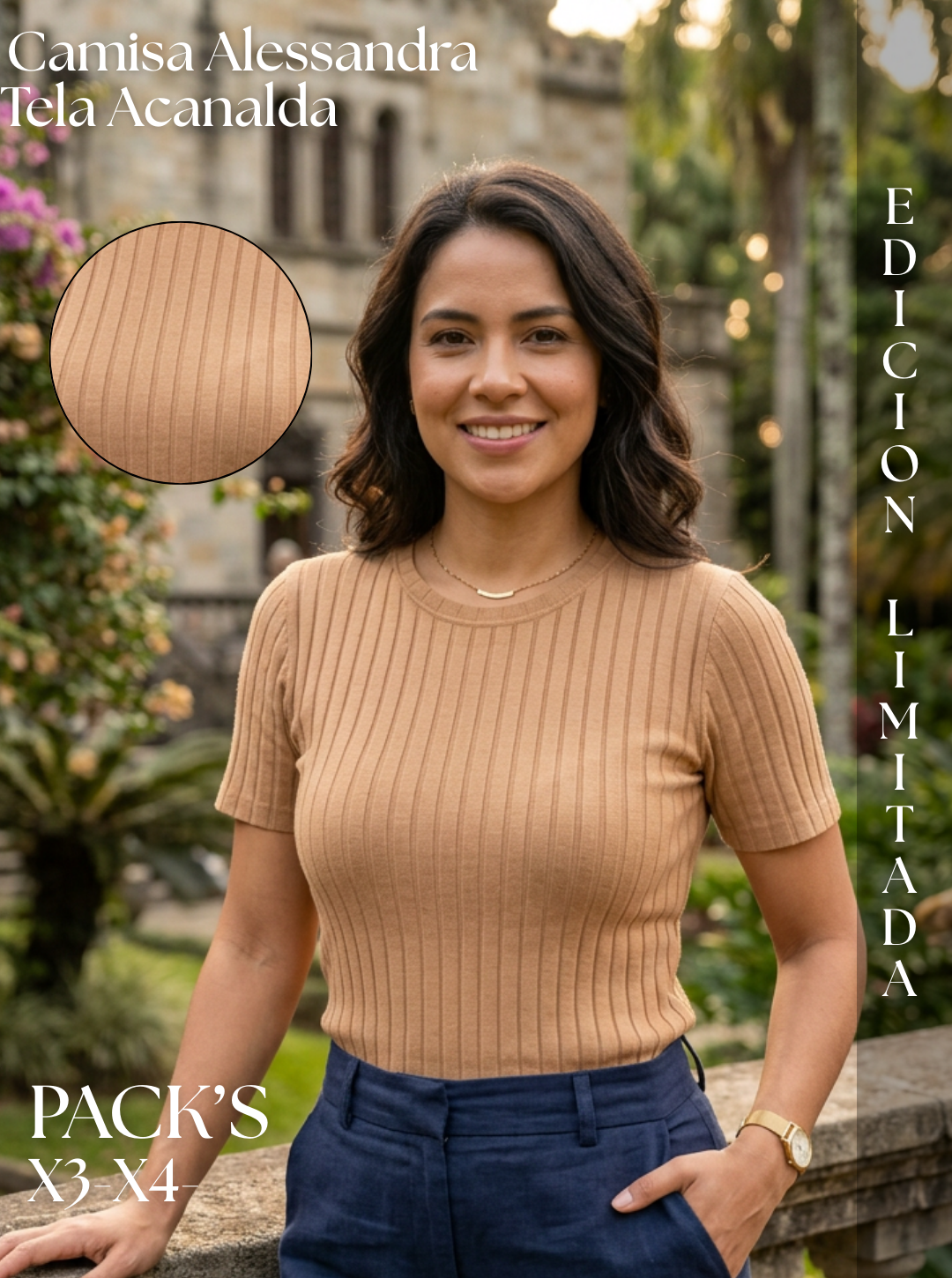 PACK'S de Camisetas Alessandra + Collar GRATIS