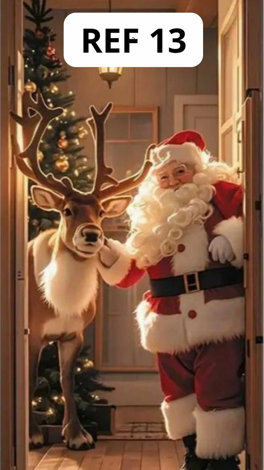 FORROS NAVIDEÑOS PARA PUERTAS 🎄✨