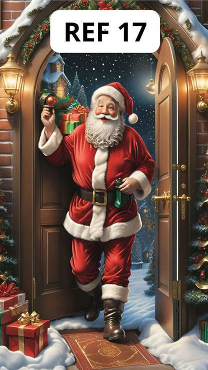 FORROS NAVIDEÑOS PARA PUERTAS 🎄✨