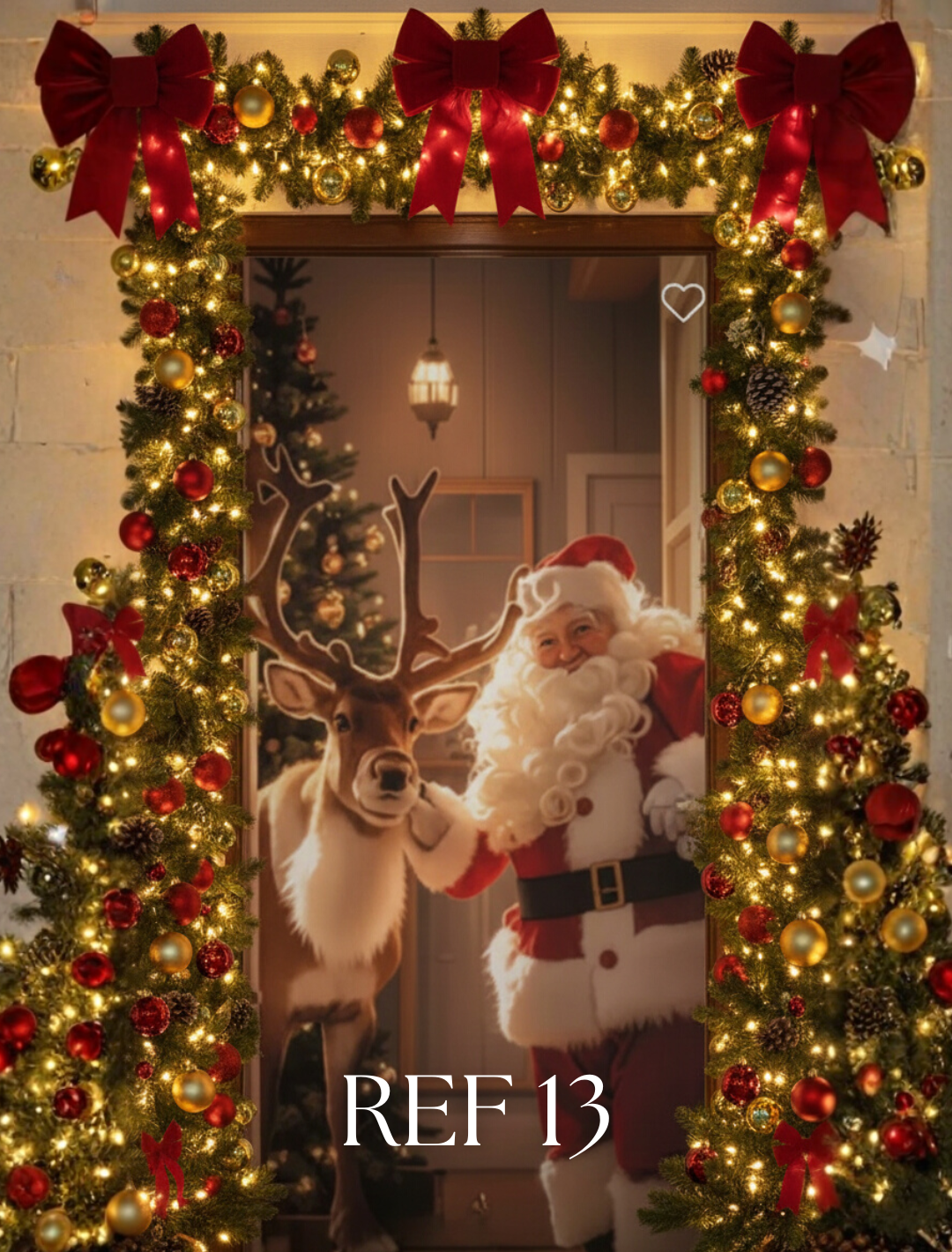 FORROS NAVIDEÑOS PARA TODO TIPO DE PUERTAS 🎄🎅🏼