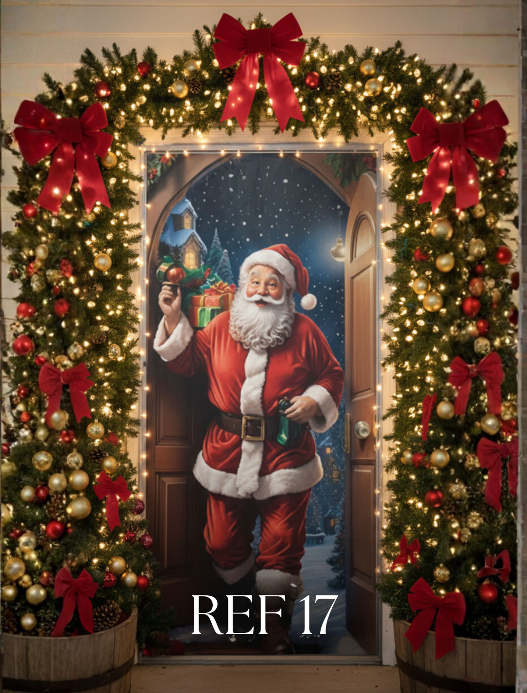 FORROS NAVIDEÑOS PARA TODO TIPO DE PUERTAS 🎄🎅🏼