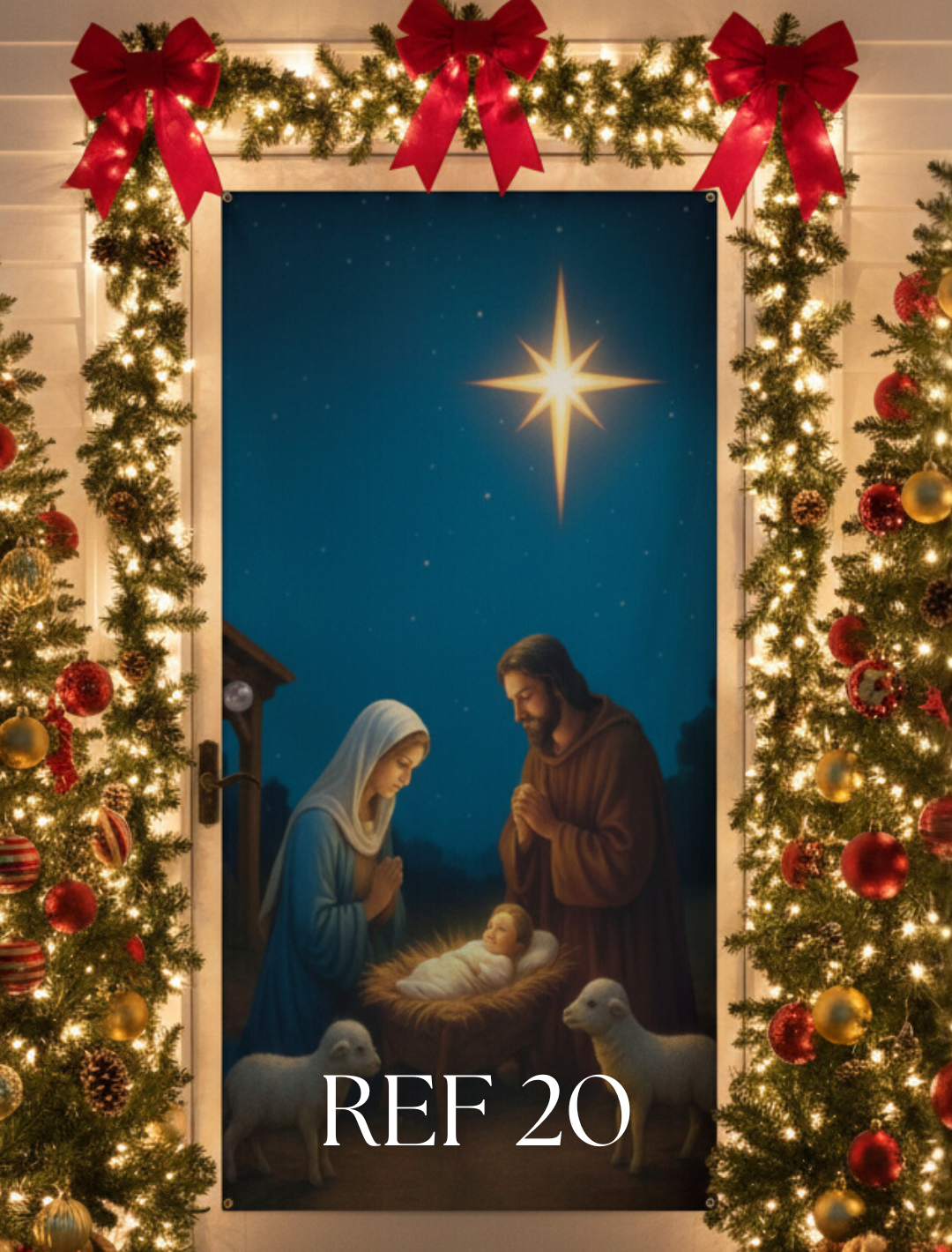 FORROS NAVIDEÑOS PARA TODO TIPO DE PUERTAS 🎄🎅🏼