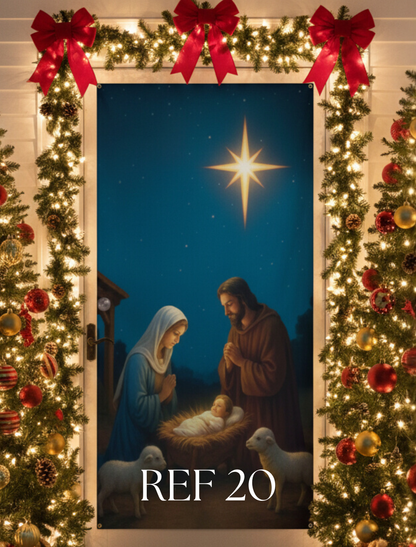 FORROS NAVIDEÑOS PARA TODO TIPO DE PUERTAS 🎄🎅🏼