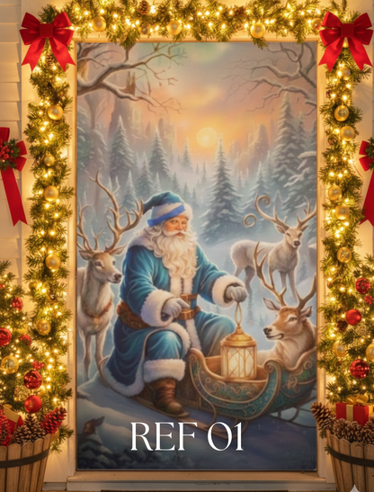 FORROS NAVIDEÑOS PARA TODO TIPO DE PUERTAS 🎄🎅🏼