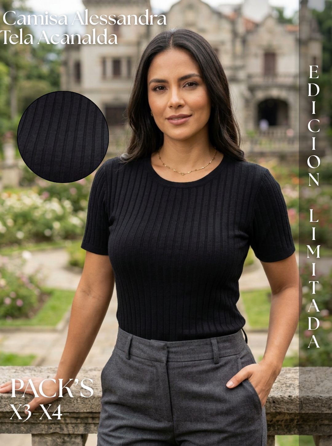 PACK'S de Camisetas Alessandra + Collar GRATIS