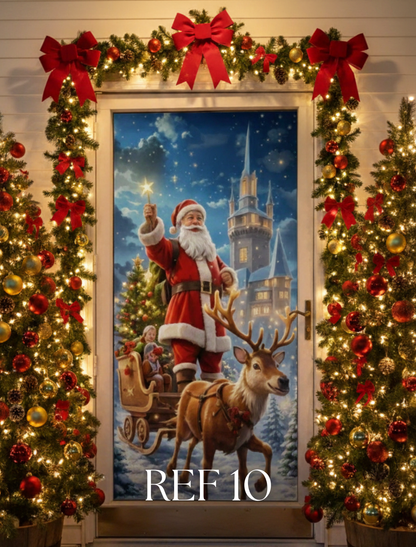 FORROS NAVIDEÑOS PARA TODO TIPO DE PUERTAS 🎄🎅🏼