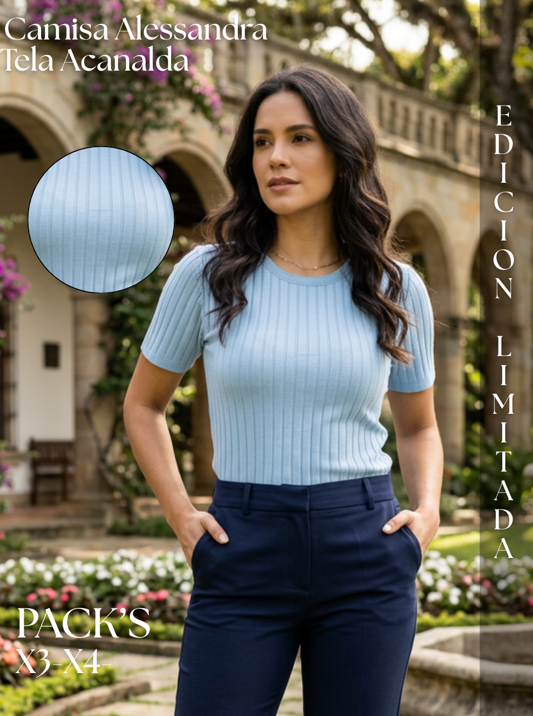 PACK'S de Camisetas Alessandra + Collar GRATIS