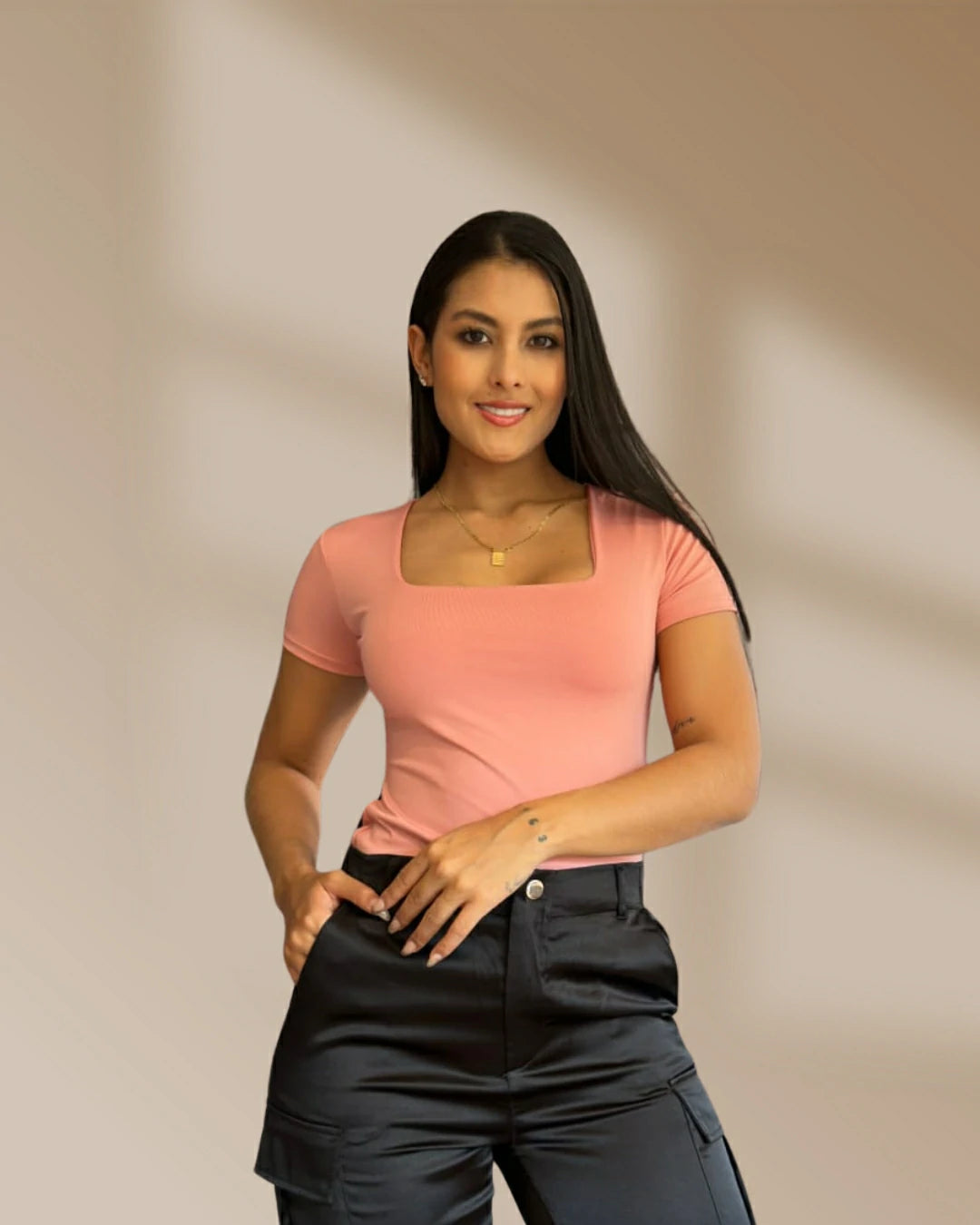 BLUSA ALASKA CUADRADA MANGAS