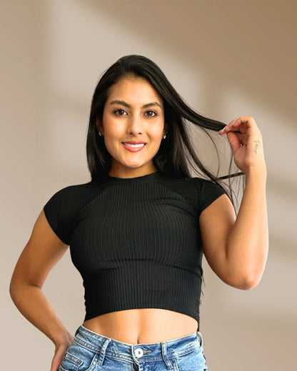 BLUSA SOFIA MANGAS CUELLO ALTO