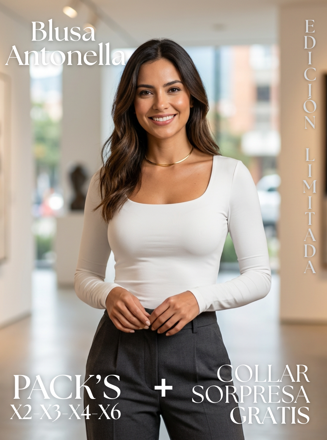 PACK'S de Camibusos Antonella + Collar GRATIS