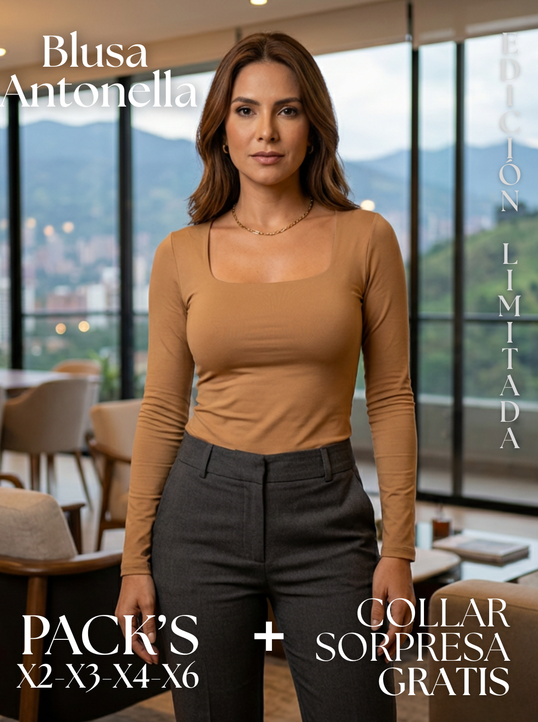 PACK'S de Camibusos Antonella + Collar GRATIS
