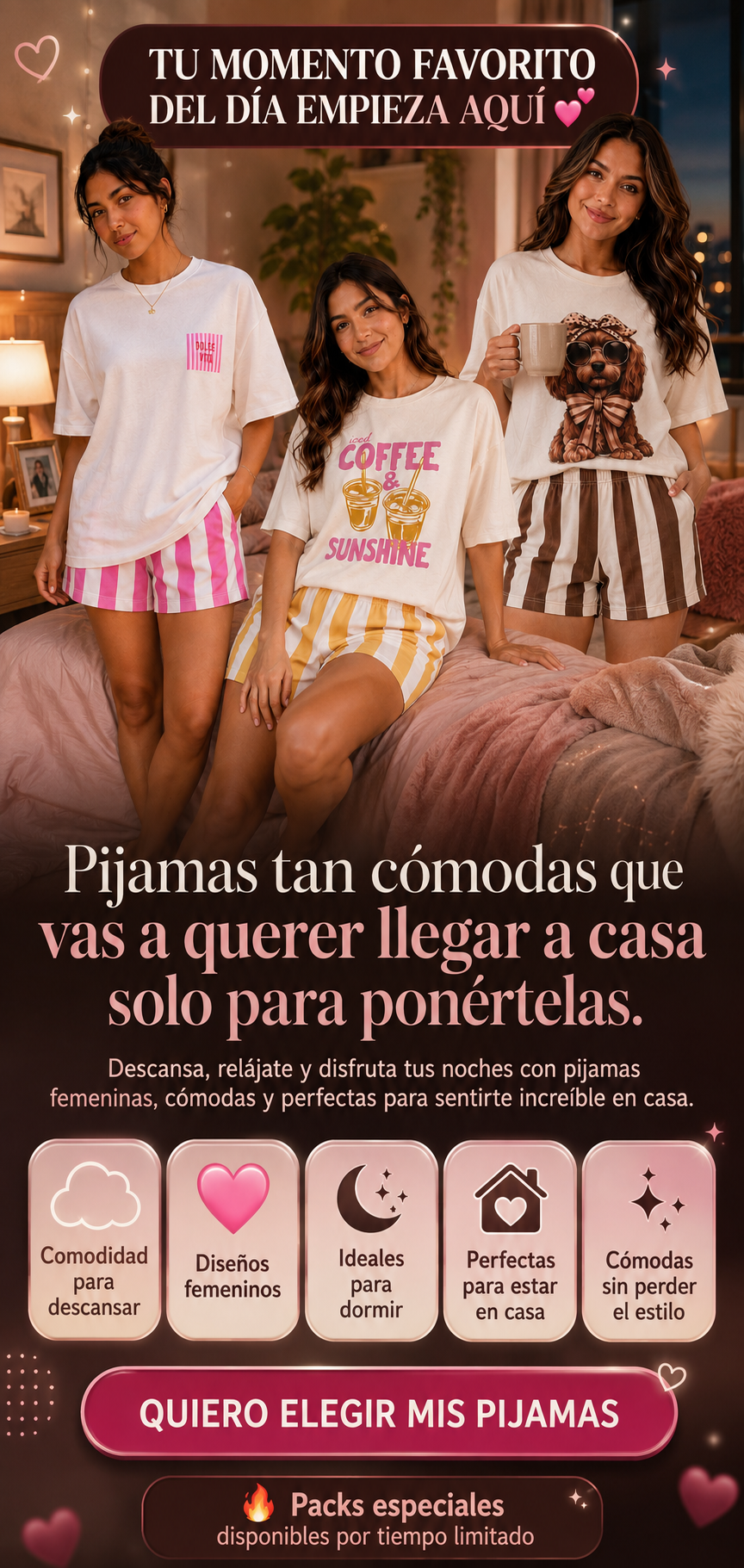 Pijama Corta Dulce Vita