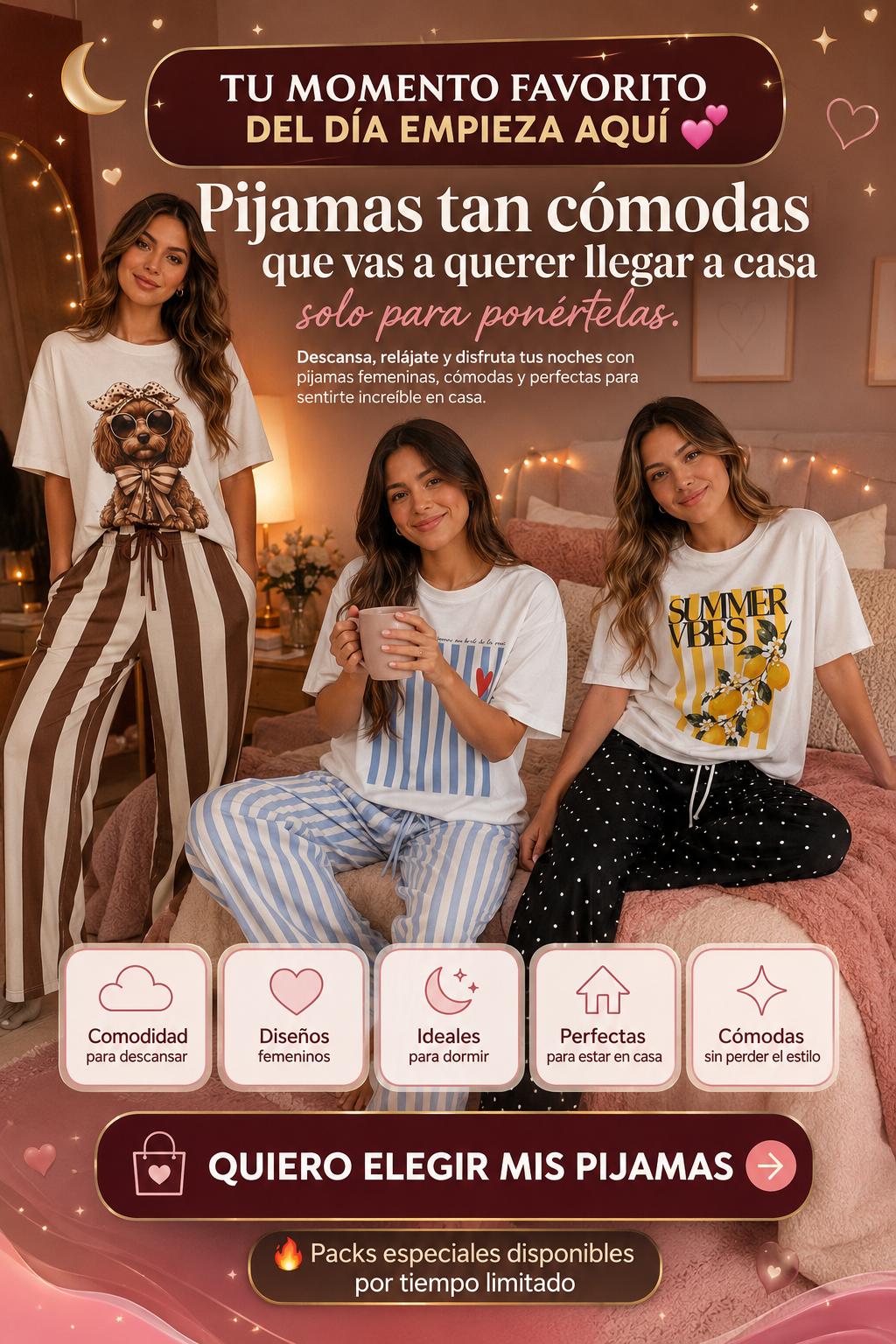 Pijama Larga Dulce Vita